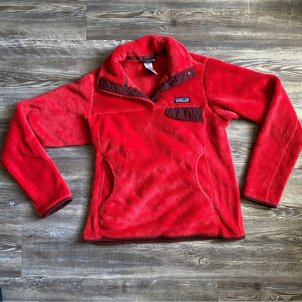 Patagonia Retool Snap-t Red Pullover